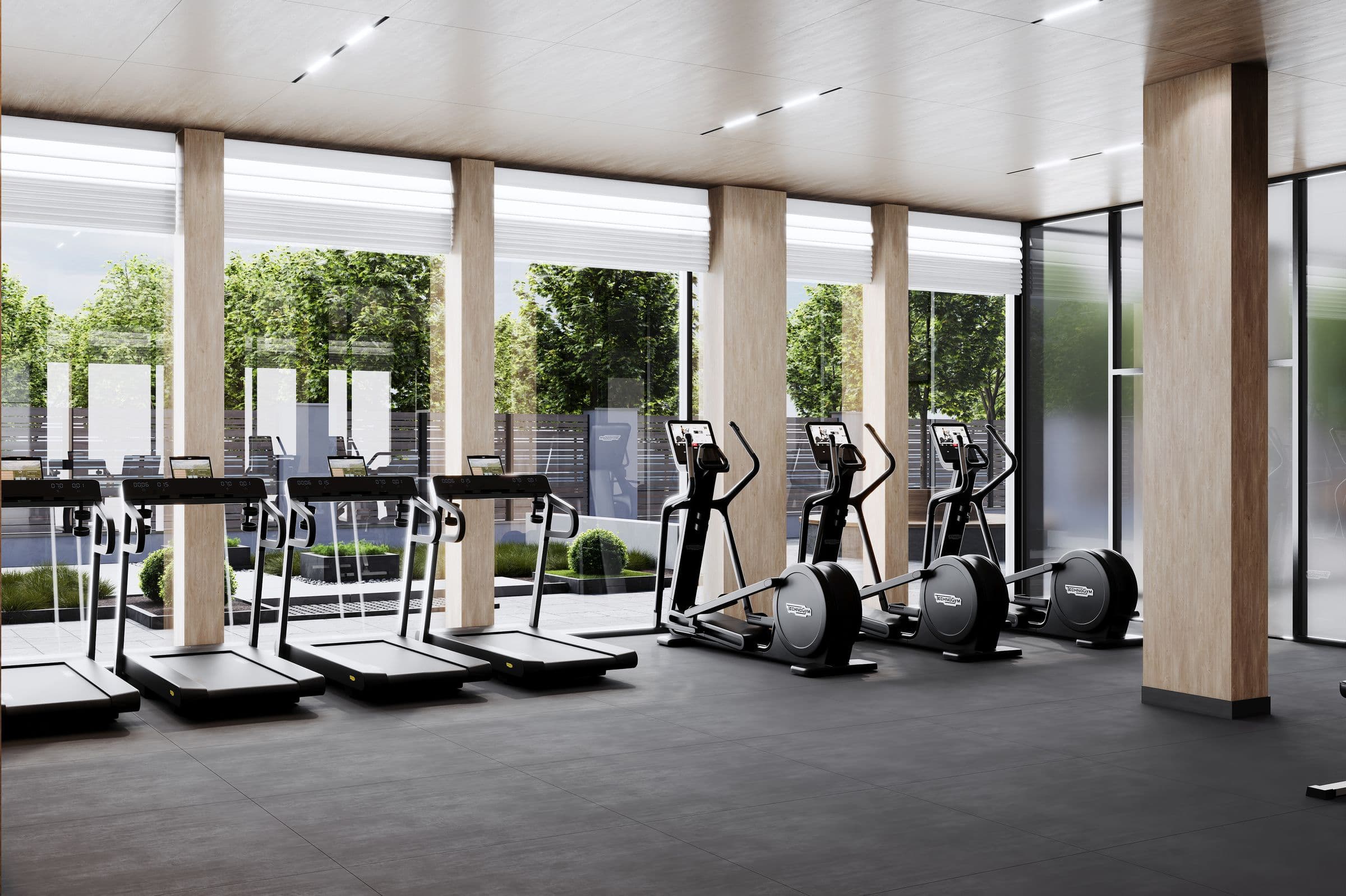 render · fitness studio